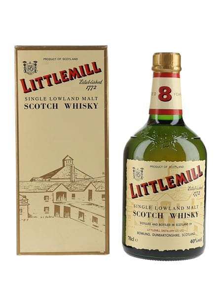 Littlemill 8 Year Old Bottled 1990s 70cl / 40%