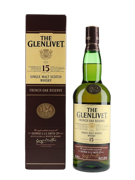 Glenlivet 15 Year Old French Oak Reserve Bottled 2010 - Pernod Ricard UK 70cl / 40%