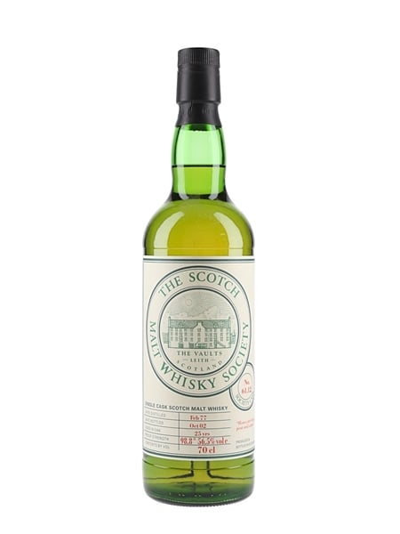 SMWS 61.12 Honey Porridge, Peat And Iodine Brora 1977 25 Year Old 70cl / 56.5%