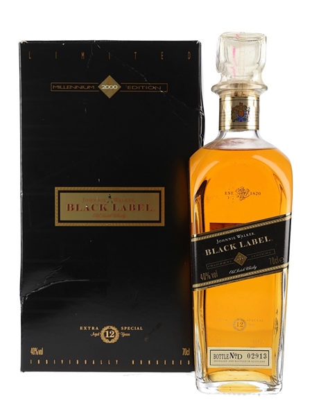 Johnnie Walker Black Label 12 Year Old Millennium Edition 70cl / 40%