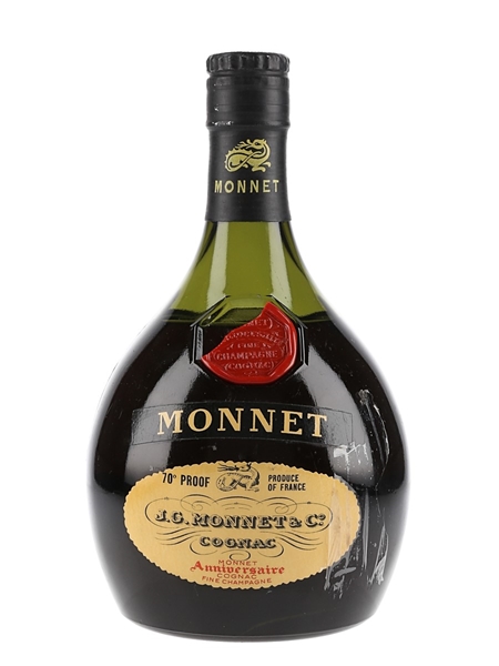 Monnet Anniversaire Cognac Bottled 1960s-1970s 73cl / 40%