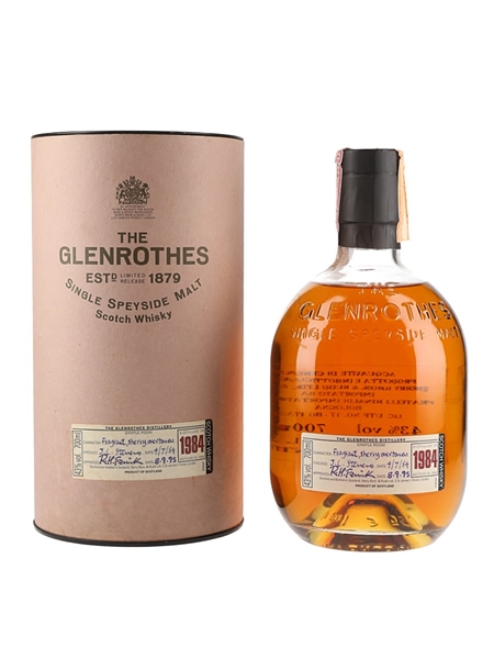 Glenrothes 1984 Bottled 1996 - Rinaldi 70cl / 43%