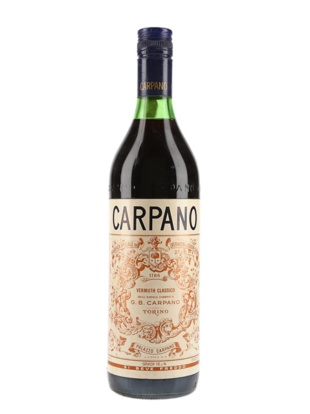 Carpano Vermuth Classico Bottled 1970s 100cl / 16.3%