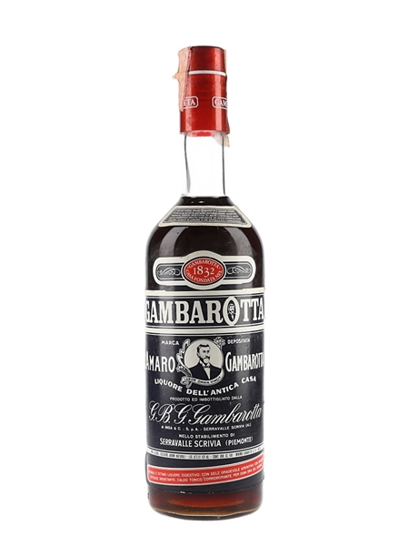 Gambarotta Amaro Bottled 1970s 100cl / 30%