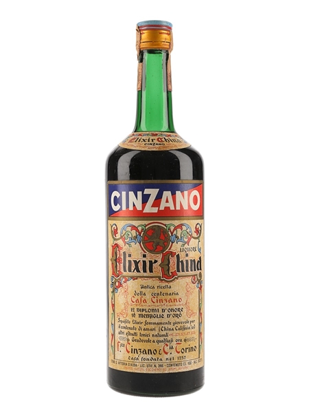 Cinzano Elixir China Bottled 1960s-1970s 100cl / 30.5%