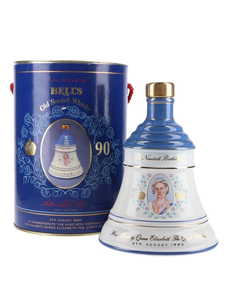 Bell's Ceramic Decanter The Queen Mother's 90th Birthday 75cl / 43%