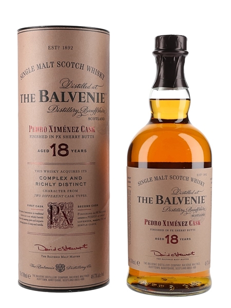 Balvenie 18 Year Old Pedro Ximenez Cask 70cl / 48.7%