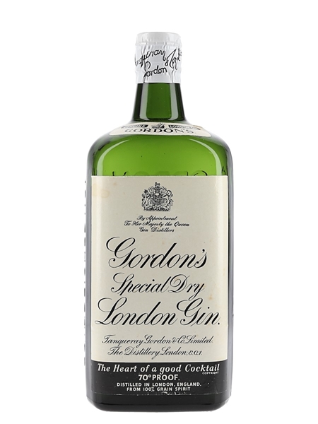 Gordon's Special Dry London Gin Bottled 1950s - Spring Cap 75cl / 40%