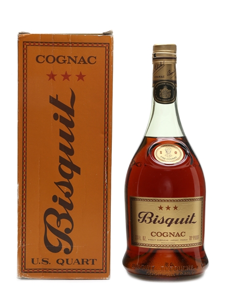 Bisquit 3 Star Cognac Bottled 1970s 94.6cl / 40%