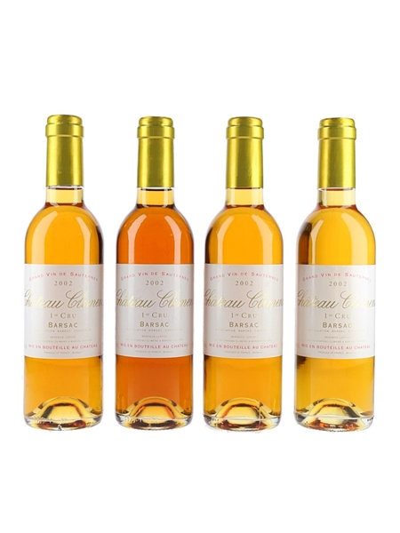 Chateau Climens 2002 1er Cru Sauternes - Barsac 4 x 37.5cl / 13.5%