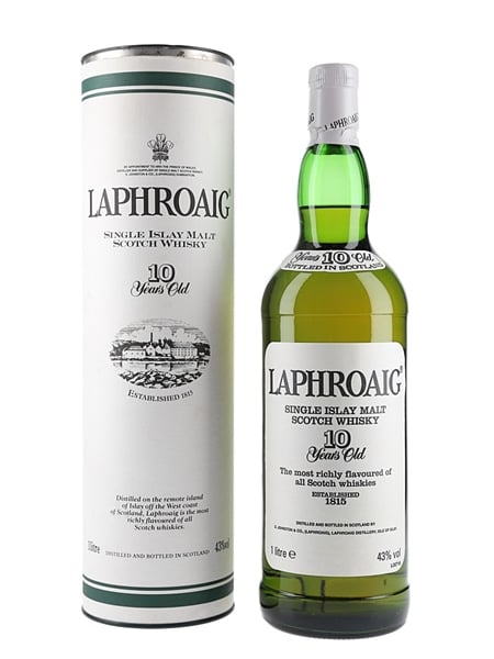 Laphroaig 10 Year Old Bottled 1990s 100cl / 43%