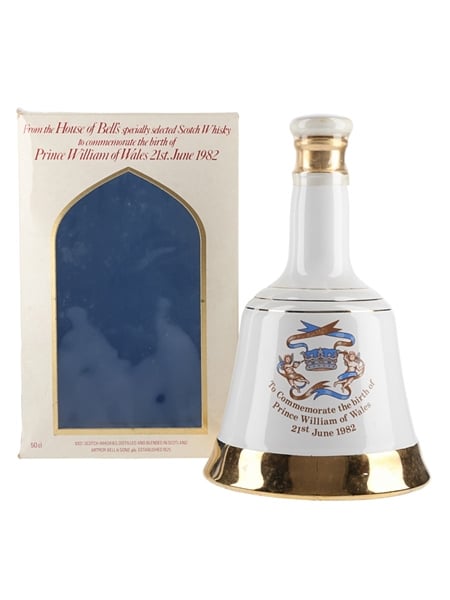 Bell's Ceramic Decanter Prince William Of Wales 1982 50cl / 40%