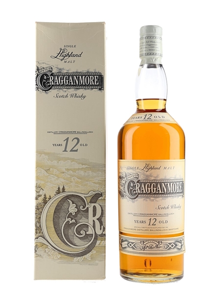 Cragganmore 12 Year Old Bottled 1990s 100cl / 40%