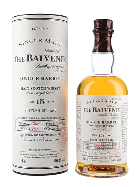 Balvenie 1977 15 Year Old Single Barrel 870 Bottled 1994 70cl / 50.4%