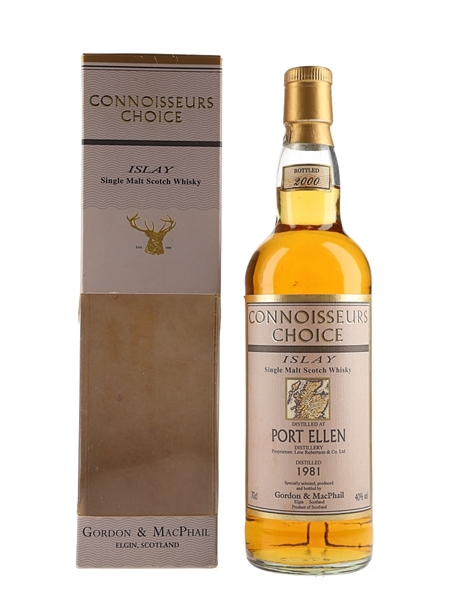 Port Ellen 1981 Connoisseurs Choice Bottled 2000 - Gordon & MacPhail 70cl / 40%