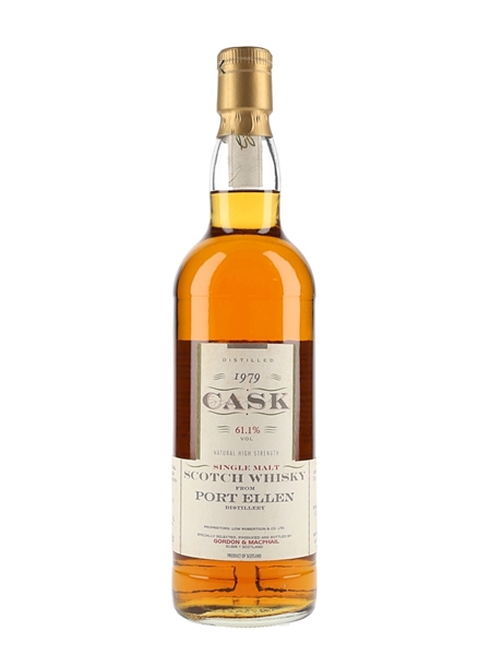 Port Ellen 1979 Cask Strength Bottled 1998 - Gordon & MacPhail 70cl / 61.1%