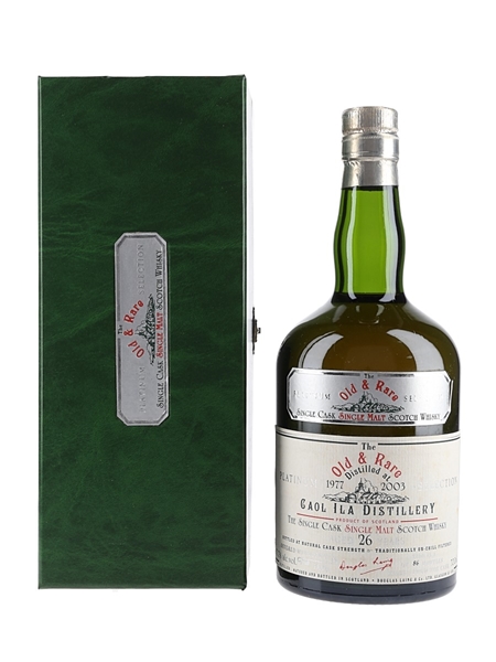 Caol Ila 1977 26 Year Old Bottled 2003 - Old & Rare Platinum Selection 70cl / 57.7%