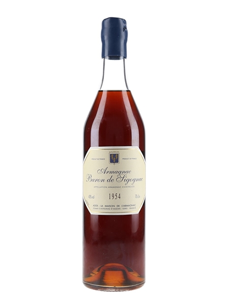 Baron De Sigognac 1954 Armagnac Bottled 2004 70cl / 40%