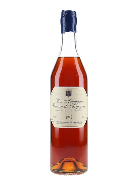 Baron De Sigognac 1943 Bas Armagnac Bottled 2002 70cl / 40%