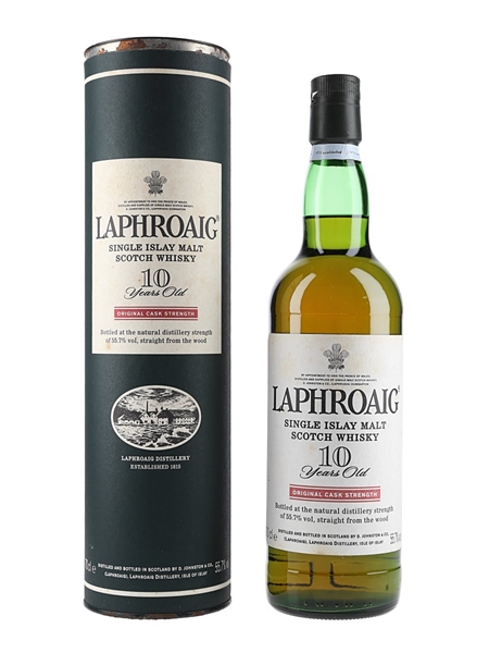 Laphroaig 10 Year Old Original Cask Strength Bottled 2000s 70cl / 55.7%