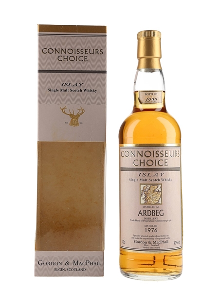 Ardbeg 1976 Connoisseurs Choice Bottled 1999 - Gordon & MacPhail 70cl / 40%