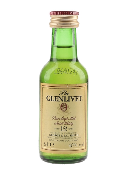 Glenlivet 12 Year Old Bottled 1990s 5cl / 40%