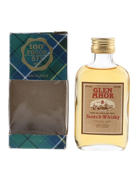 Glen Mhor 8 Year Old Bottled 1980s - Gordon & MacPhail 5cl / 57%