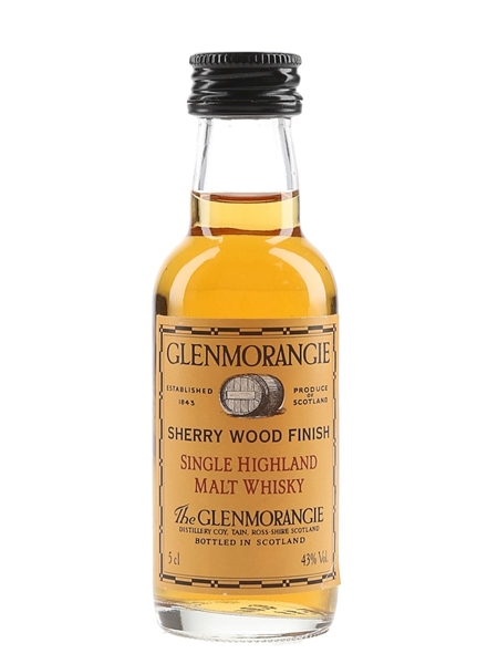 Glenmorangie Sherry Wood Finish Bottled 1990s 5cl / 43%