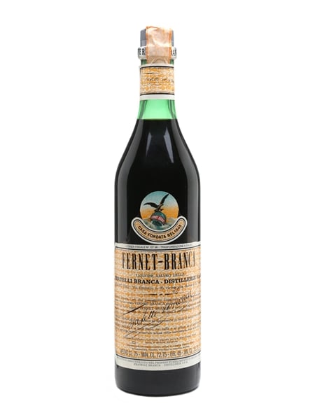 Fernet Branca Bottled 1980s 75cl / 45%