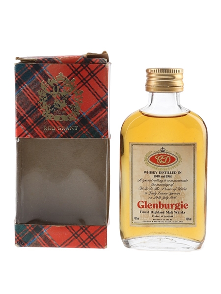 Glenburgie Royal Wedding 1948 & 1961 Bottled 1981 - Gordon & MacPhail 5cl / 40%