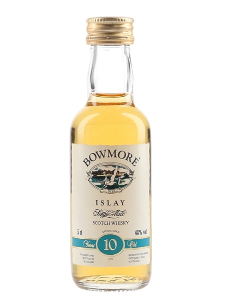 Bowmore 10 Year Old Bottled 1990s 5cl / 43%