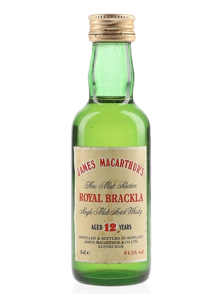 Royal Brackla 12 Year Old James MacArthur's 5cl / 64.5%