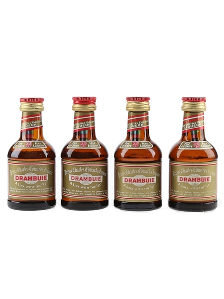 Drambuie Bottled 1980s 4 x 5cl / 40%