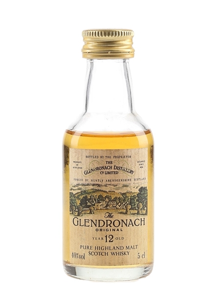 Glendronach 12 Year Old Original Bottled 1980s 5cl / 40%