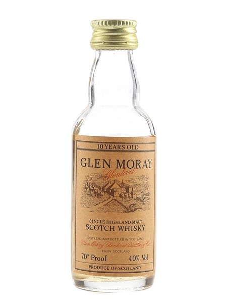 Glen Moray Glenlivet 10 Year Old Bottled 1970s-1980s 5cl / 40%