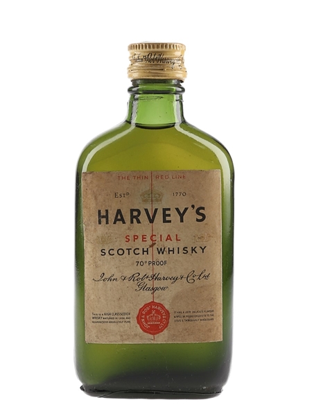 Harvey's Special The Thin Red Line Bottled 1960s 5cl