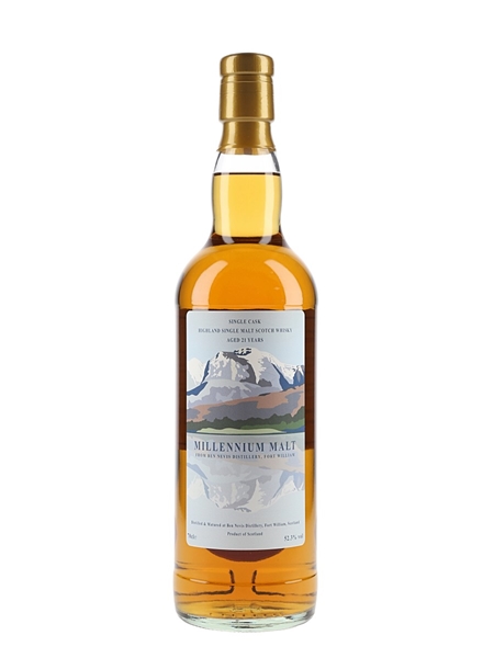 Ben Nevis 1999 21 Year Old Millennium Malt Cask 906 Private Cask Bottling 70cl / 52.3%