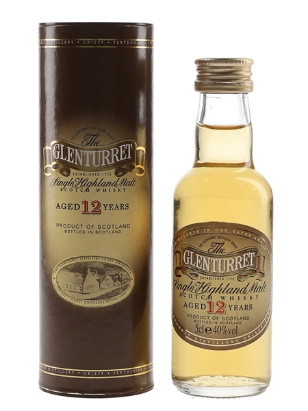 Glenturret 12 Year Old Bottled 1990s 5cl / 40%