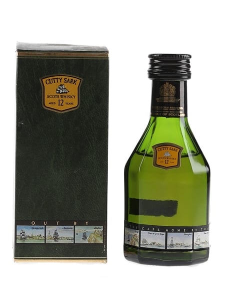 Cutty Sark 12 Year Old Bottled 1980s 5cl / 43%