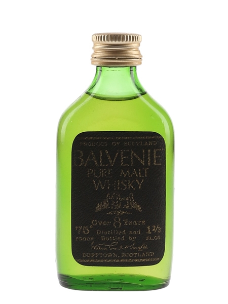 Balvenie 8 Year Old Pure Malt Bottled 1970s 4.7cl / 42.8%