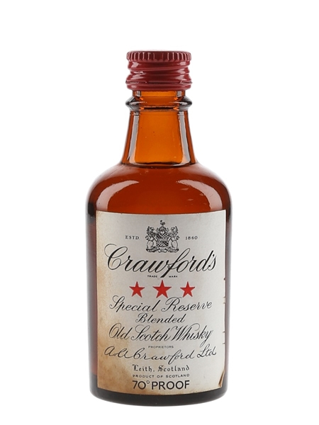 Crawford's 3 Star Bottled 1970s 5cl / 40%