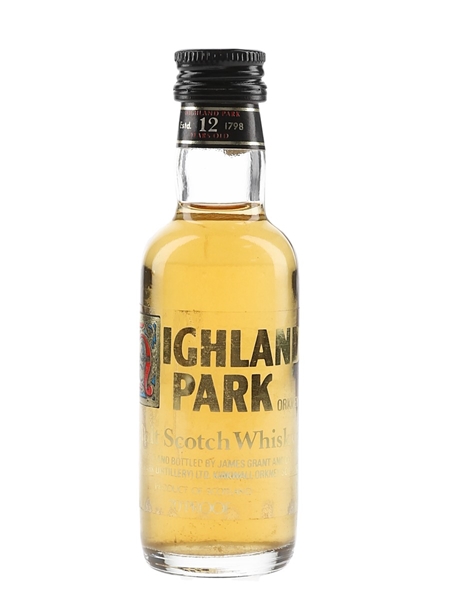 Highland Park 12 Year Old Bottled 1970s 5cl / 40%