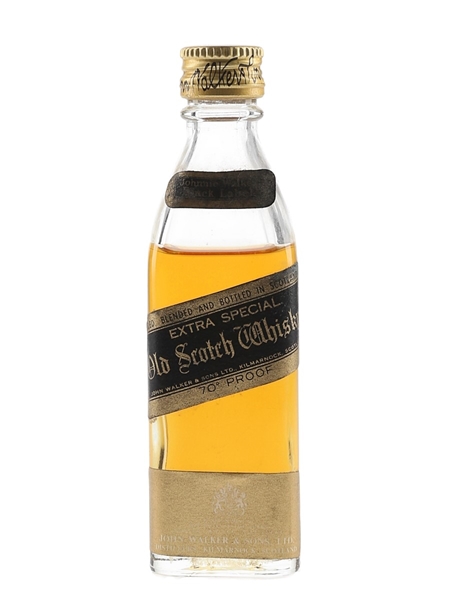 Johnnie Walker Black Label Extra Special Bottled 1970s 5cl / 40%