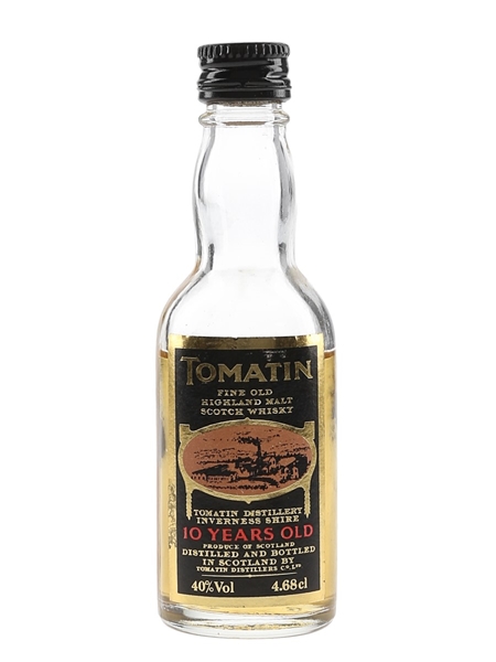 Tomatin 10 Year Old Bottled 1980s 4.68cl / 40%