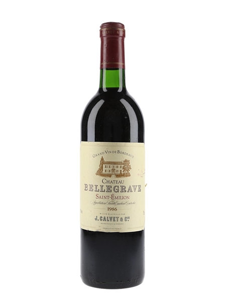 Chateau Bellegrave 1986 Saint Emilion 75cl / 12%