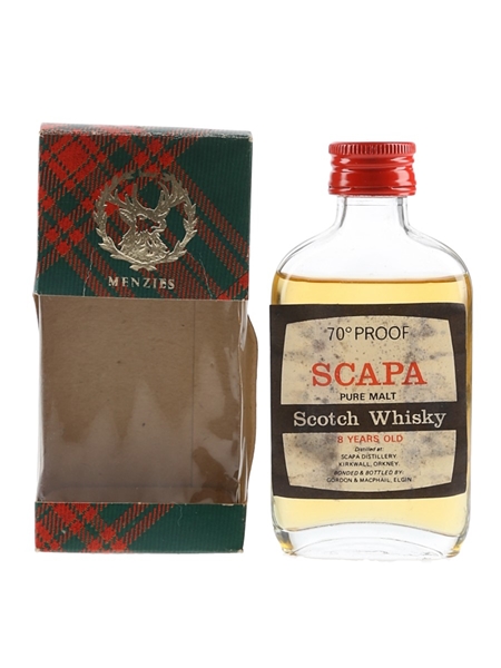 Scapa 8 Year Old Bottled 1970s - Gordon & MacPhail 5cl / 40%