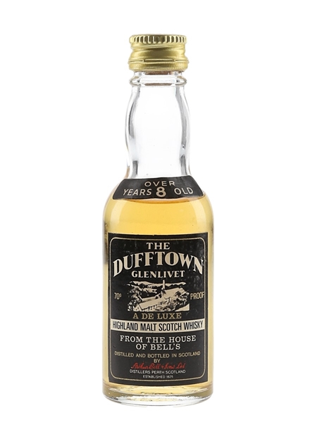 Dufftown Glenlivet 8 Year Old Bottled 1970s 5cl / 40%