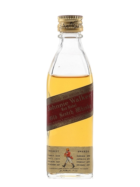 Johnnie Walker Red Label Bottled 1970s 5cl / 40%