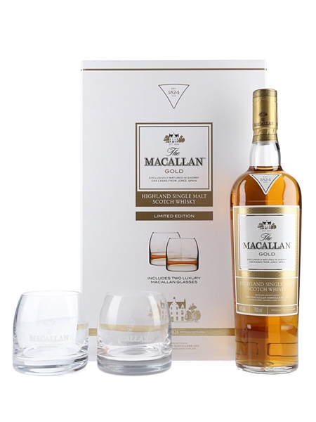 Macallan Gold Glass Pack The 1824 Series 70cl / 40%