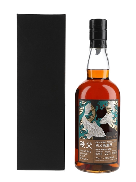 Chichibu 2011 Red Wine Cask 5253 Bottled 2018 - Sexy Fish 70cl / 60.2%